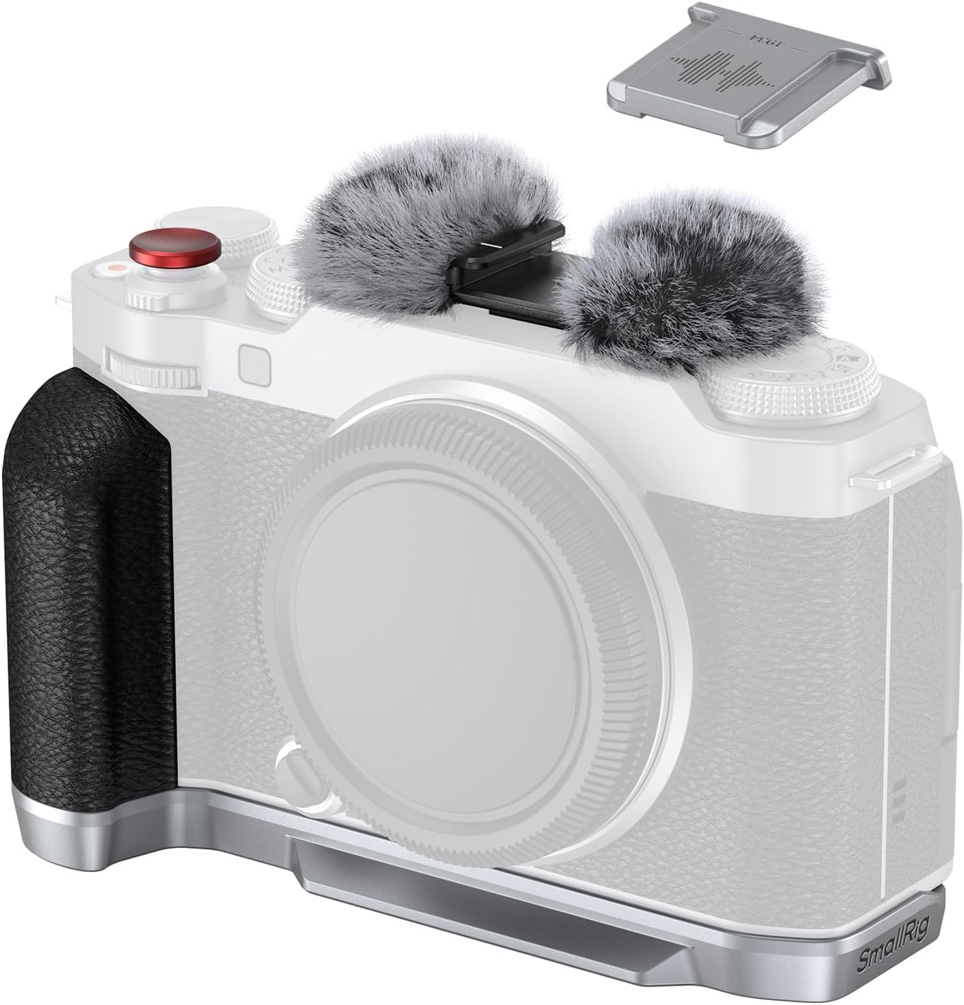 L-Shape Mount Plate with Silicone Handle for FUJIFILM X-M5(Sliver) 4875
