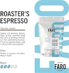 Café FARO Roaster's Espresso Coffee, Medium Roast Arabica Whole Coffee Beans, Kosher Certified Expresso Coffee Beans, South Central America Sourced Coffee Bean - (908G/32oz)