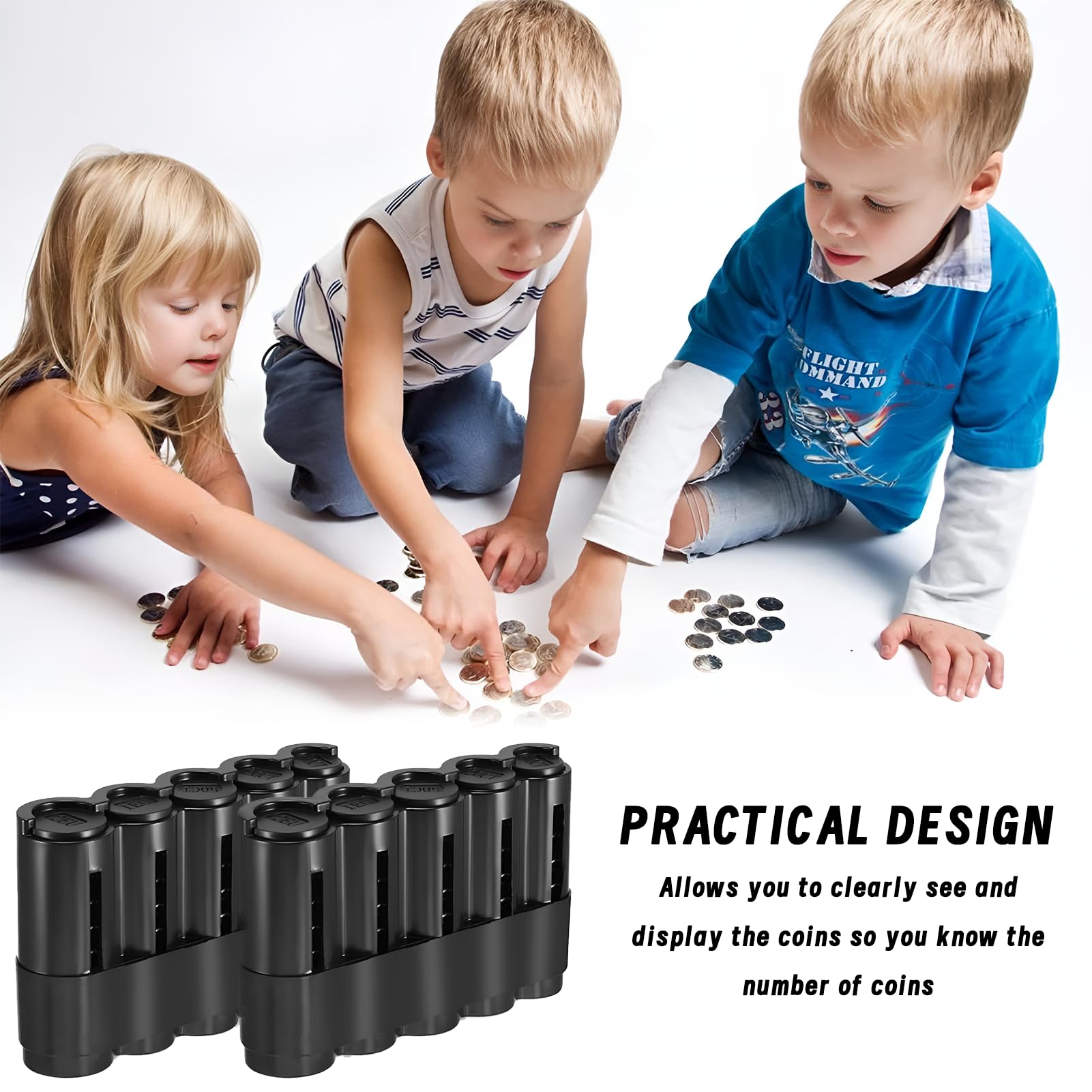 Lot De 2 Trieurs De Pièces Euro Portables - 5 Compartiments, Design Ergonomique - Pour Serveurs, Taxis