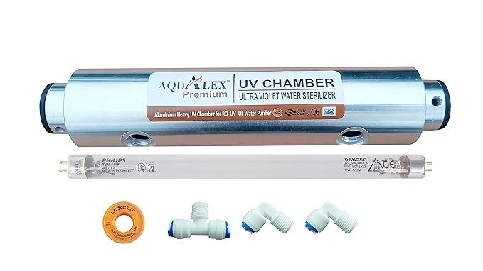 Lexcru Pokar Ro Lexpure Heavy Uv Chamber (Barrel) + Philips 11W Uv Lamp (Tube) 2Pcs Elbow + Taflon Tape