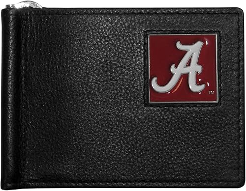 Siskiyou Sports Cartera de cuero con clip de billetes de la NCAA
