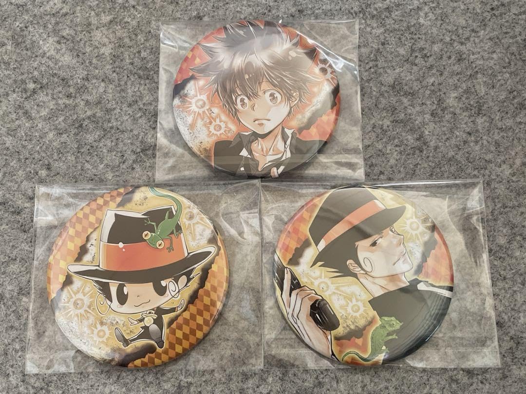 家庭教師ヒットマンREBORN！　沢田綱吉　リボーン　缶バッジ 楽天市場】TVアニメ『家庭教師ヒットマンREBORN!』 六角形缶