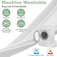 Vista 5 de Grounding Sheets - Sábanas de algodón de alta calidad para terapia de sueño saludable, sábanas bajeras de bolsillo profundo que incluyen cordón