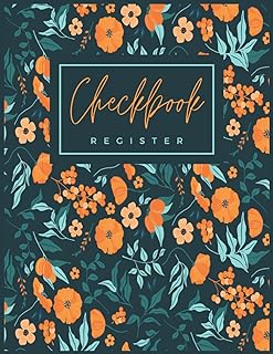 Checkbook Register: Check Transaction Register Tracker Log Book for Personal Checkbook | Checking Account Ledger for Small Business & Home
