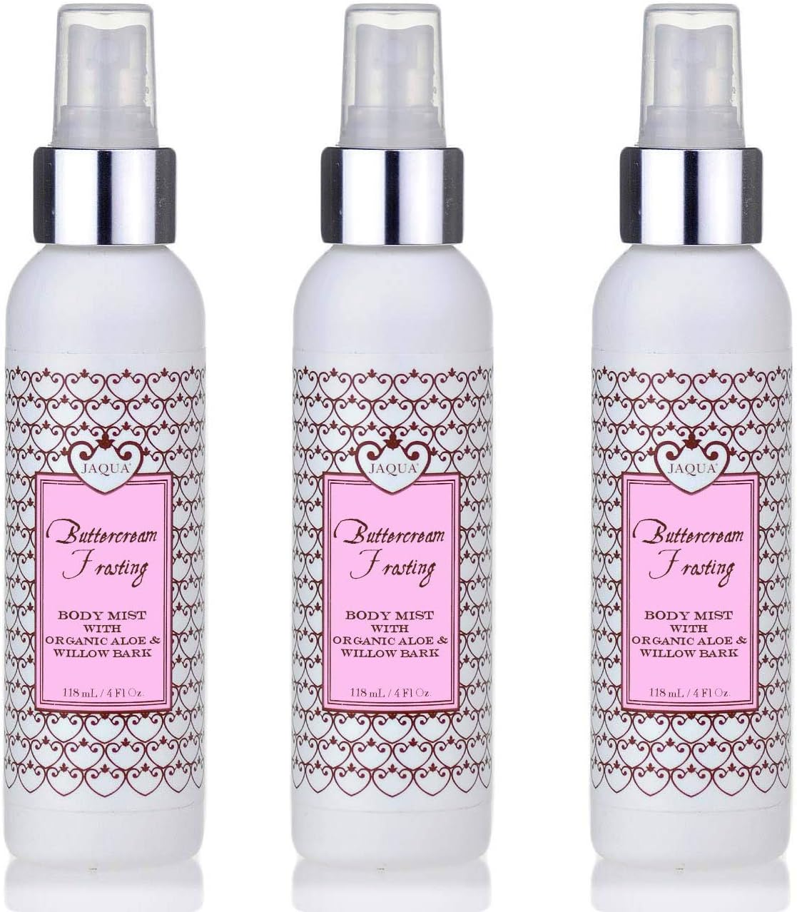 Jaqua Beauty Body Mist | 3 Pack Buttercream Frosting Hydrating Body Mist