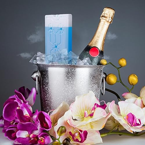 Miniatura 3 de Paquetes de hielo para enfriadores  Bolsas de hielo reutilizables de larga duración, bolsas de hielo reutilizables para loncheras, paquetes de