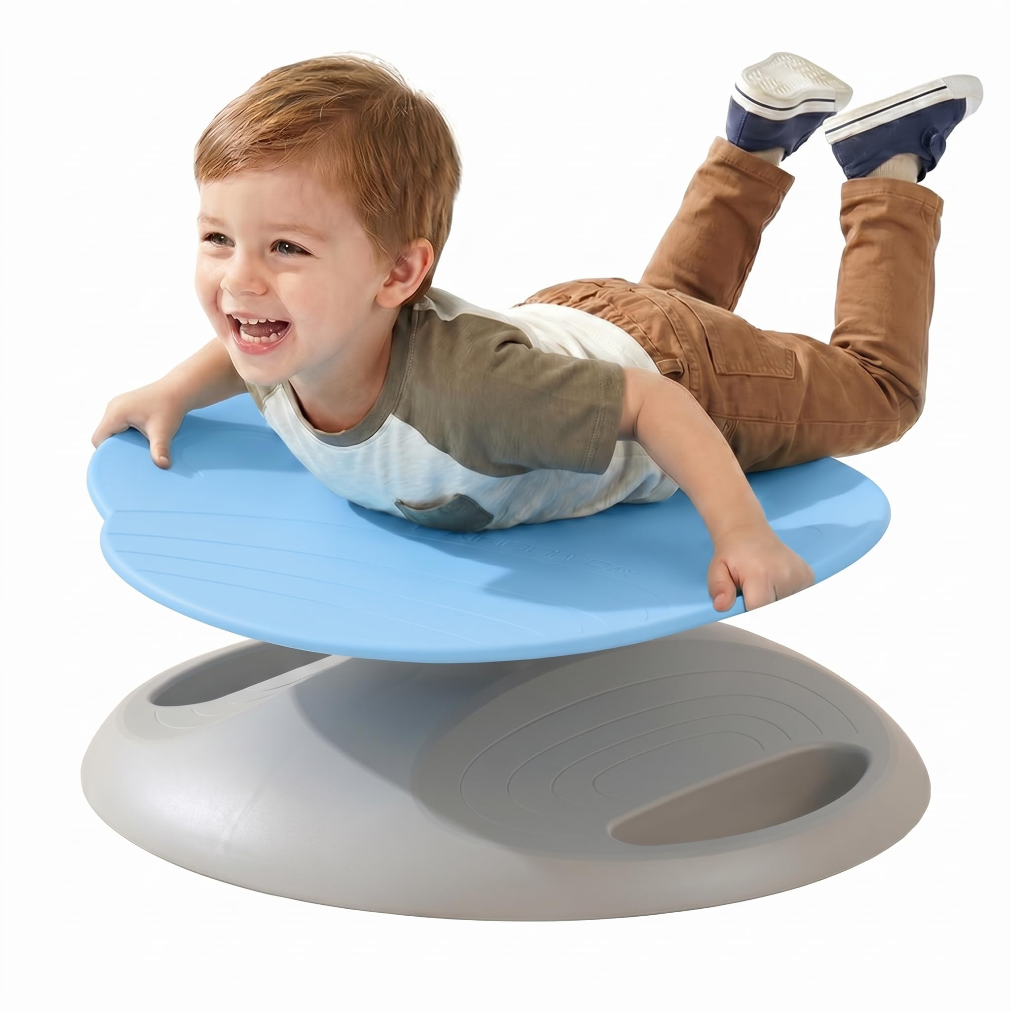 Veptorum Spinning Chair for Autistic Kids, Sensory Spinning Chair, Sensory Toys Gifts for Kids with Autism & ADHD, Sit and Spin Toys for 3+ Years (Blue cat paw)
