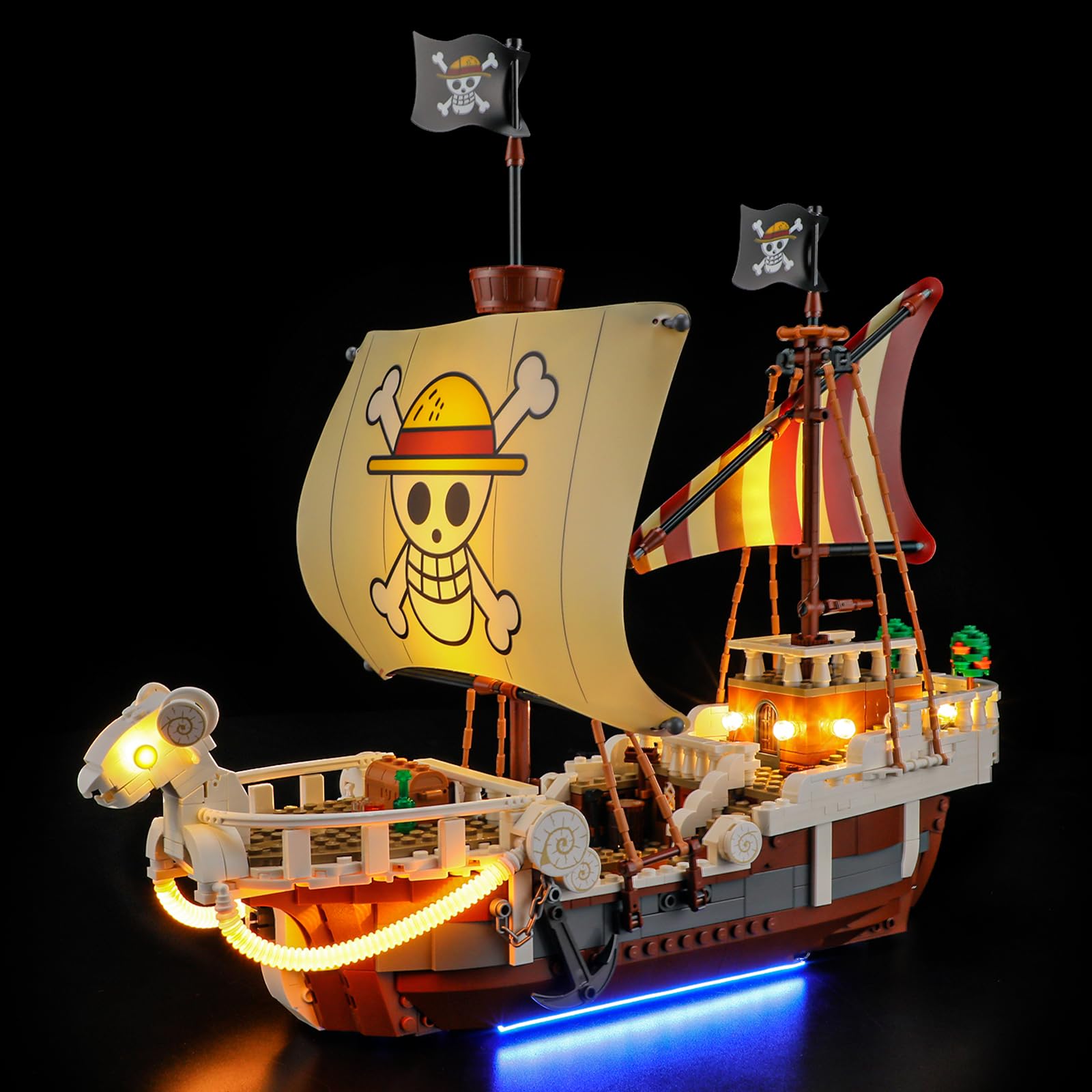 BRIKSMAX 2.0 Light Kit Compatible with Lego ONE Piece The Going Merry Pirate Ship 75639 Building Sets- LED Lighting Kits (Accessories Only), Cable-Hiding Tech for Display, Gifts & Collectors