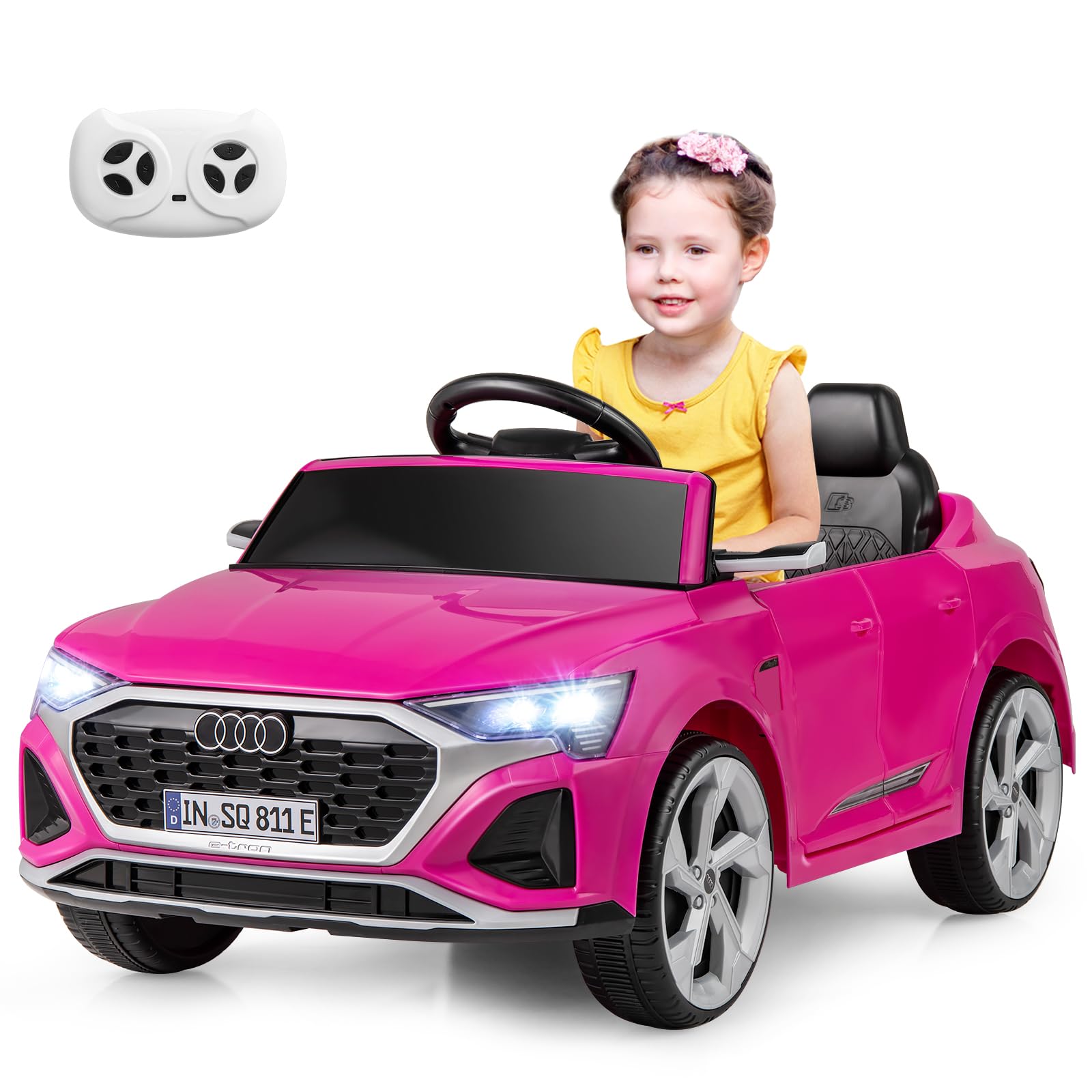 Amazon.com: Costzon 12V Kids Ride on Car Licensed Audi SQ8, Remote