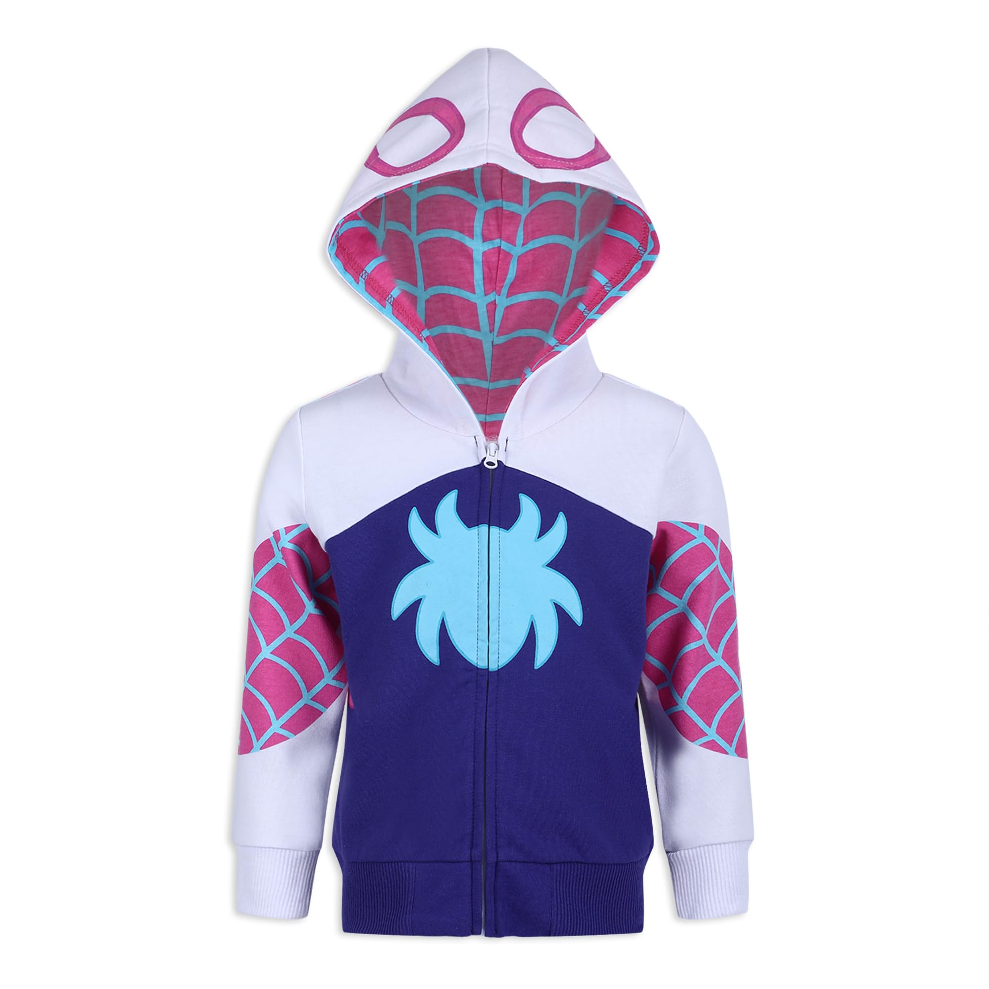 Marvel Mädchen Kapuzen-sweatshirt und Hose für Mädchen mit Reißverschluss für Kleinkinder und Große Kinder Koordiniertes Outfit (2er Pack)