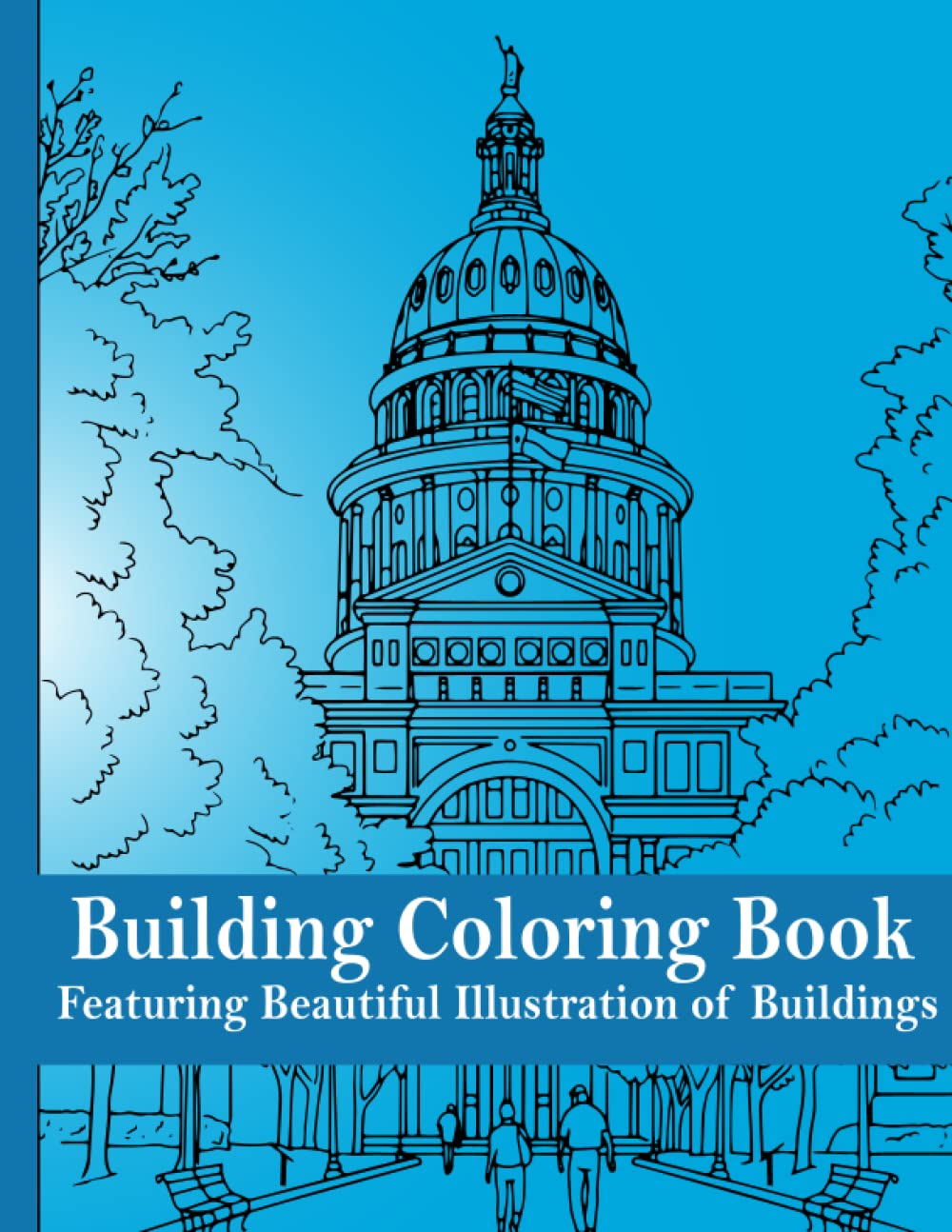 Building Coloring Book For Adults: Featuring Beautiful Illustration of Buildings ,Buildings Coloring Books For Adults Relaxation