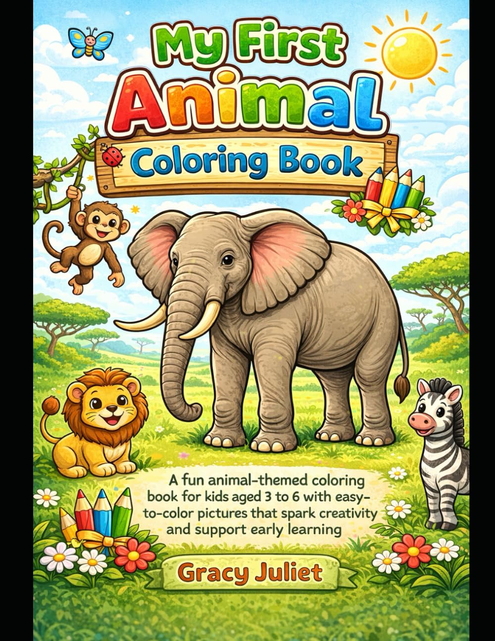 My Frist Animal coloring book