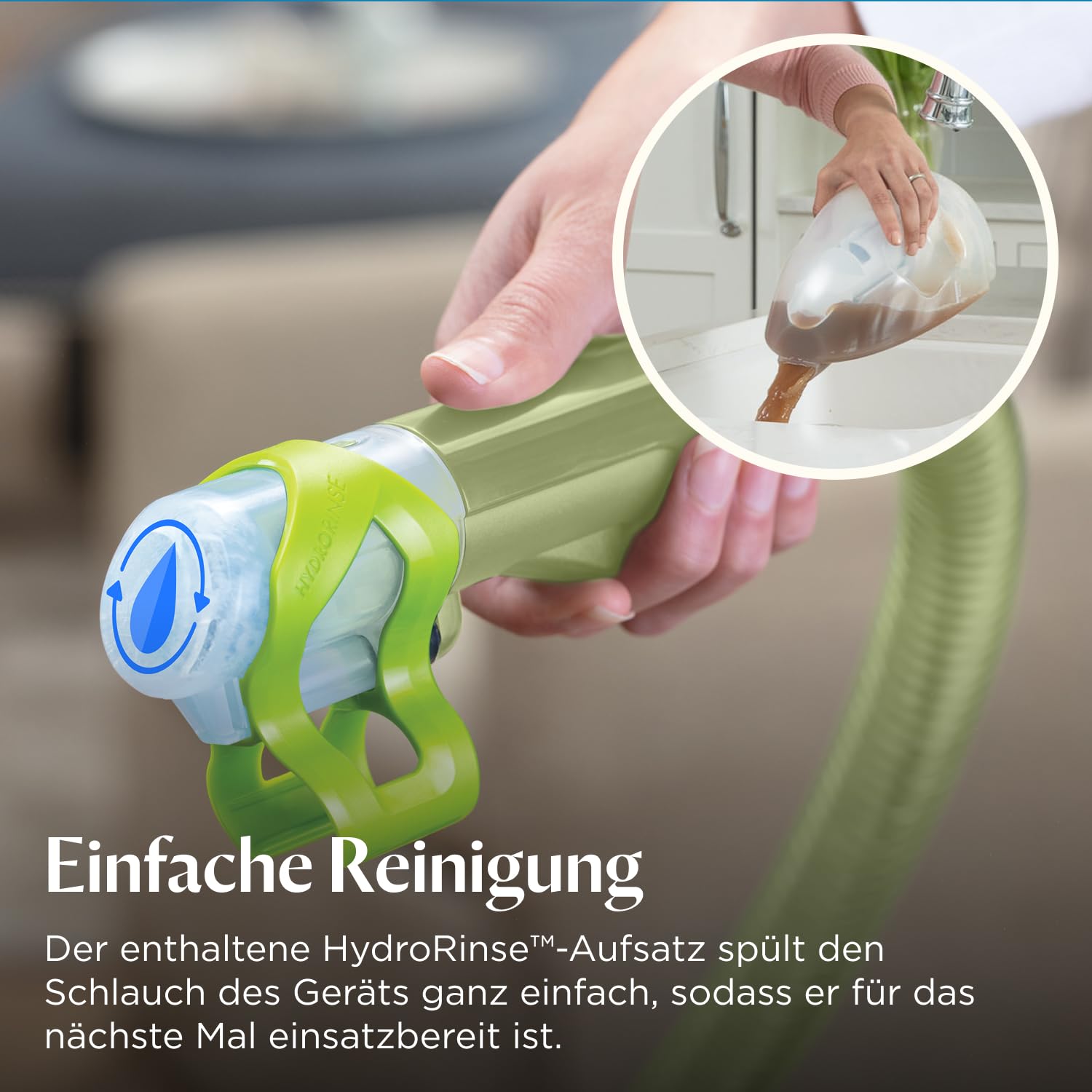 BISSELL Little Green, Polsterreiniger Gerät, Teppichreiniger für Alltägliche Flecken & Verschmutzungen, Waschsauger, Nasssauger für Teppiche, Polster, Auto & Mehr, Leistungsstarker 340W Motor, 4098N