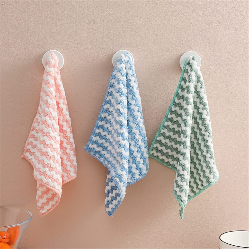 5PCS Panno di Pulizia Cucina Purga Asciugamano Strofinaccio Stracci per La Casa Gadget in Microfibra Non, Bastone Tovaglia Olio