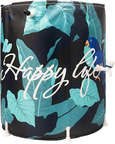 KMJETNIVY Sistema de recolección de agua de lluvia plegable anticolapso de 1.76oz, tanque de almacenamiento de agua portátil, atrapasueños de jardín