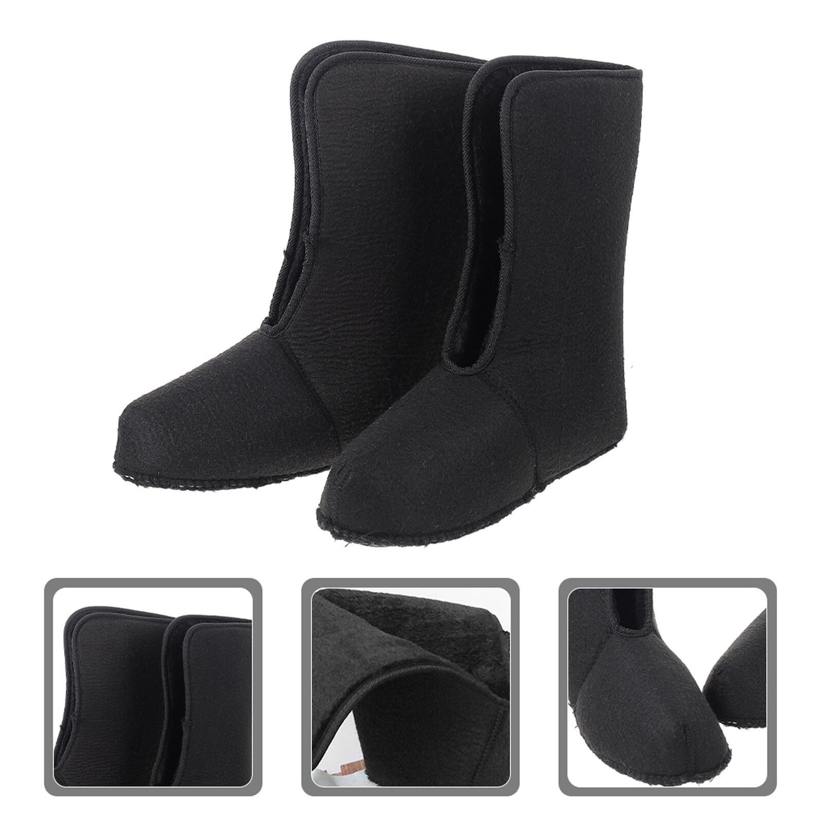 ABOOFAN Doublures Chaudes et Amovibles pour Bottes Homme Pointure 44 Semelles Intérieures Isolantes et Antidérapantes 2 Paires pour Randonnée Pêche et Activités Hivernales en