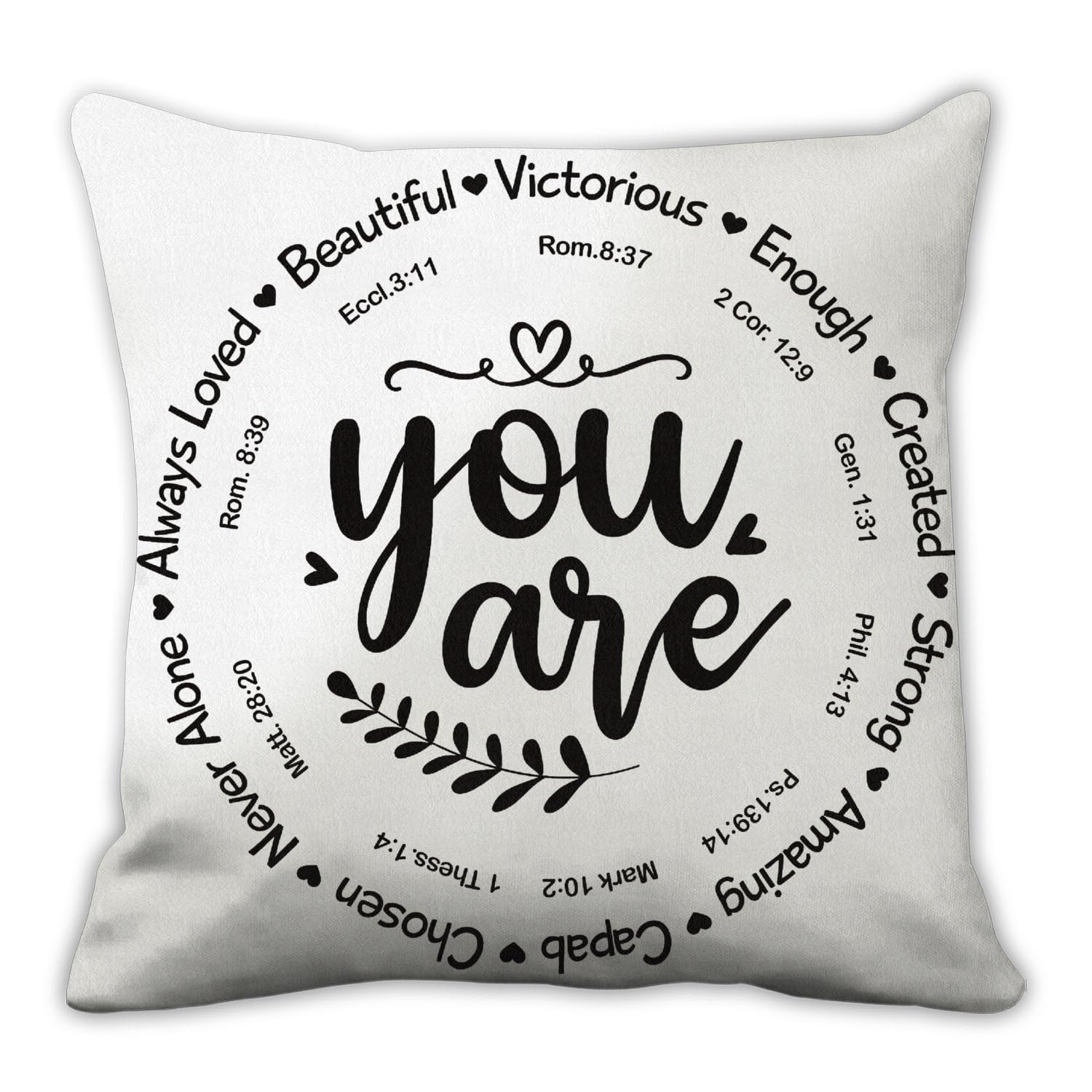 45x45 cm Cushions Covers Christian Gifts for Women Mum Nanny Bible Gift Verse Catholic Gift Christmas Valentines Day Birthday Inspirational Gifts for Best Friend Throw Pillow Covers