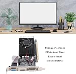 GT710 2GB DDR3 64Bit PCI E Graphics Card Low Profile, Desktop Computer GPU with HDMI DVI VGA, for Small Form Factor PC HTPC Office Home