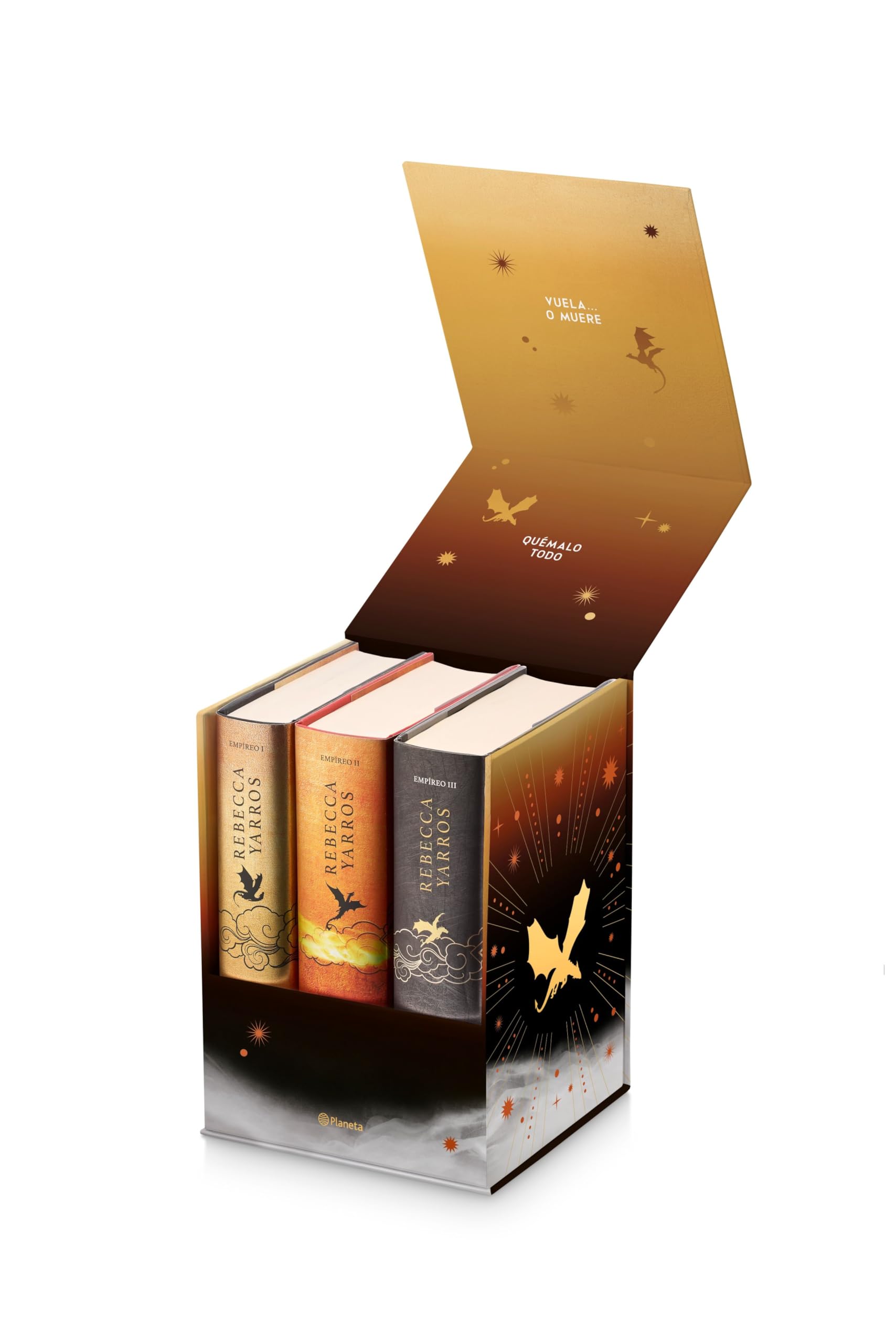 Estuche premium Serie Empíreo: (Alas de sangre + Alas de hierro + Alas de ónix) (Planeta Internacional)