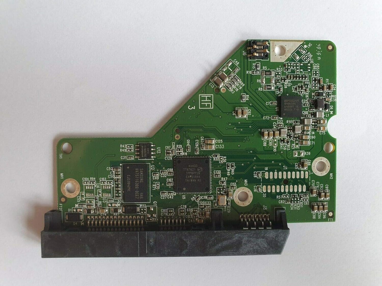 WD400BB WD PCB Controller Circuit Board 2060-001130-012 REV A WD400BB WD PCB Controller Circuit Board 2060-001130-012 REV A
