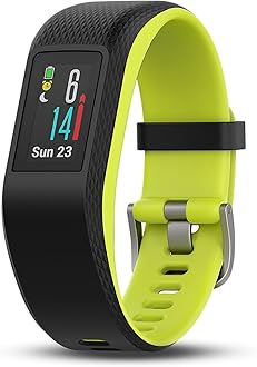 Garmin vívosport, Fitness/Activity Tracker with GPS and Heart Rate Monitoring, Lime, Large