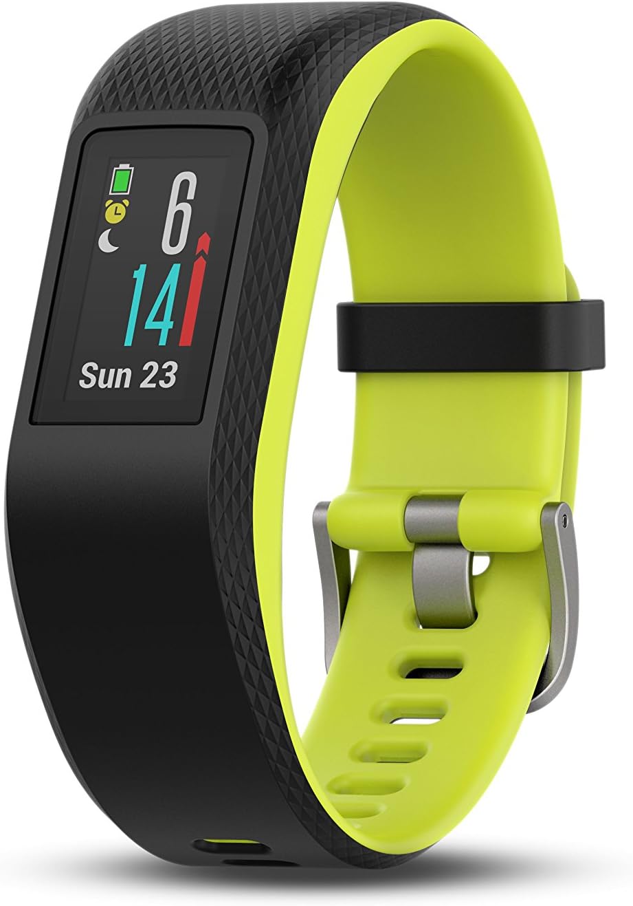 Garmin vívosport, Fitness/Activity Tracker with GPS and Heart Rate Monitoring, Lime, Large