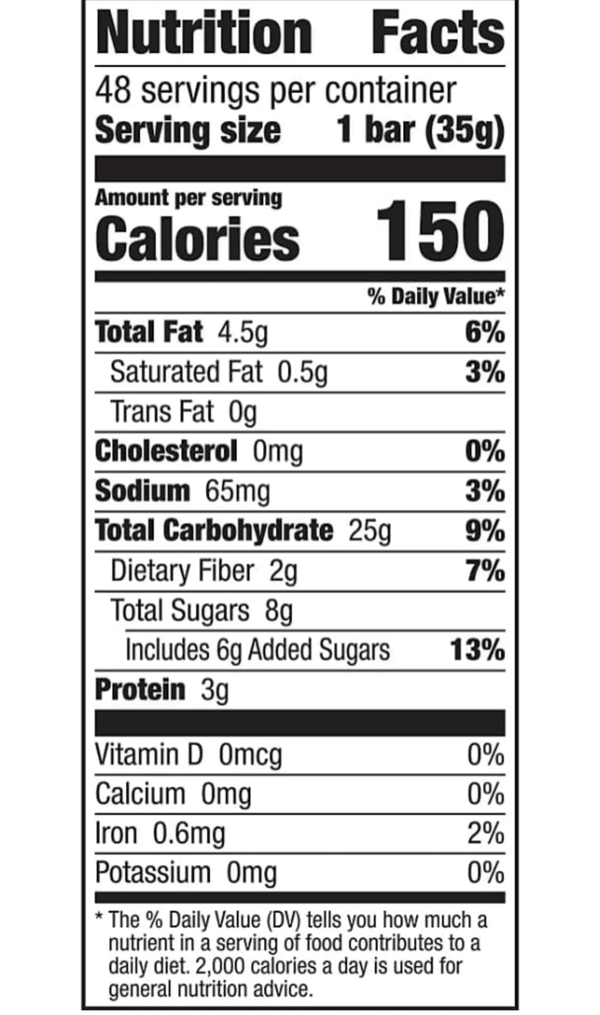 Nature Valley Barres granola à mâcher aux fruits et aux noix (48 pièces).