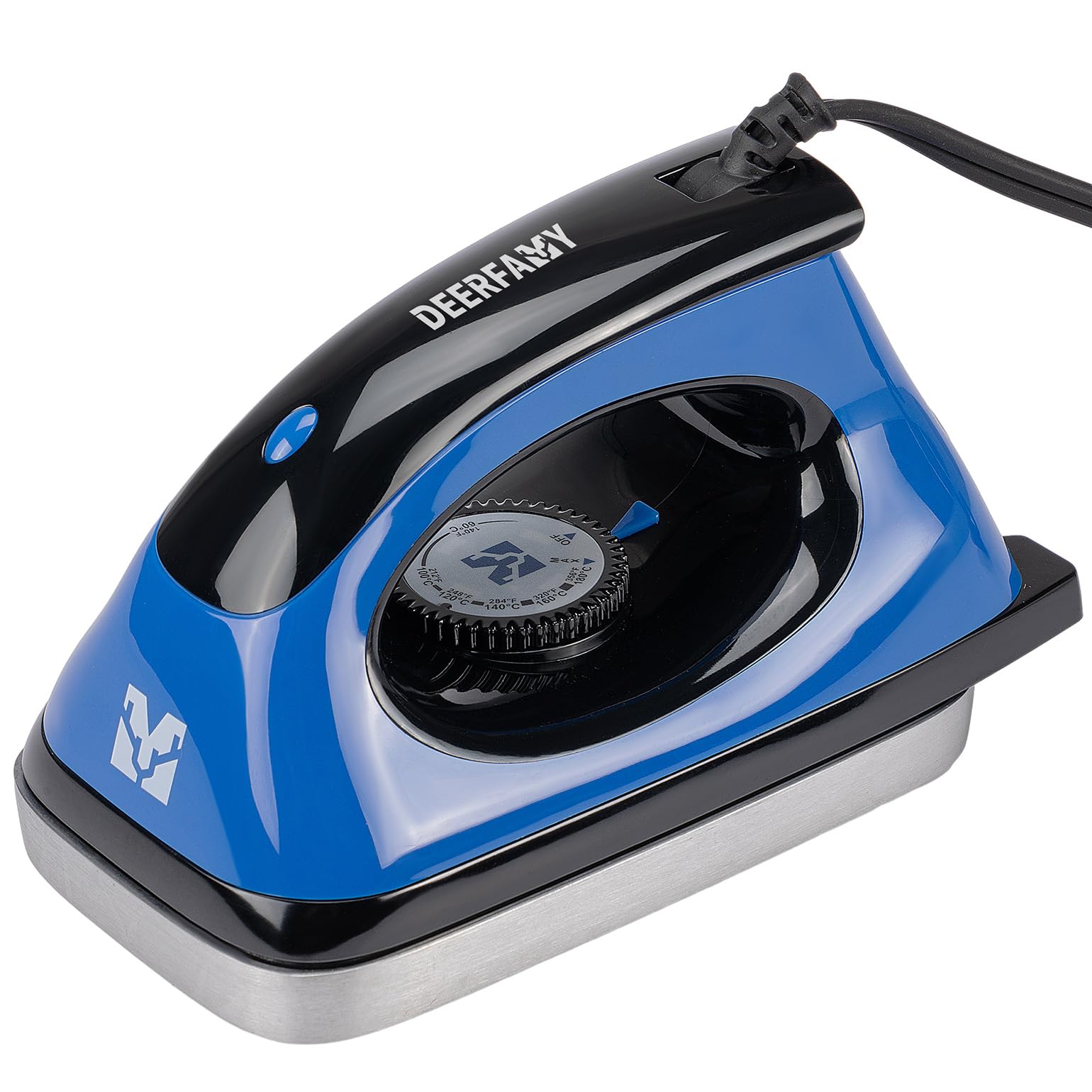 DEERFAMY Ferro da sci per snowboard, 100-125 V/220-240 V, con temperatura regolabile e controllo a doppia tensione, per alpino e nordico