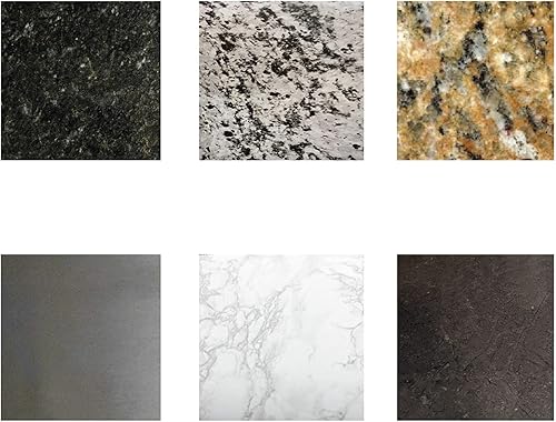 Miniatura 6 de Kitchen Peel and Stick Countertop Laminate Wallpaper Cover Update Black Grey White Granite Marble Vinyl Roll Waterproof Thick Durable Self-Adhesive