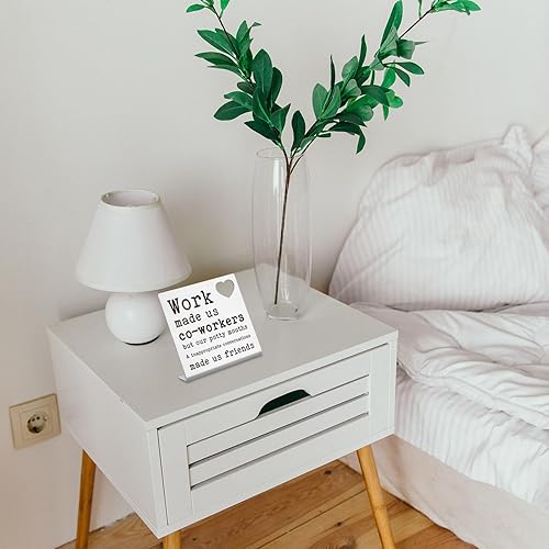 Miniatura 6 de Regalos divertidos para compañeros de trabajo para mujeres, letrero decorativo de escritorio de oficina, regalo para compañero de trabajo, mejor