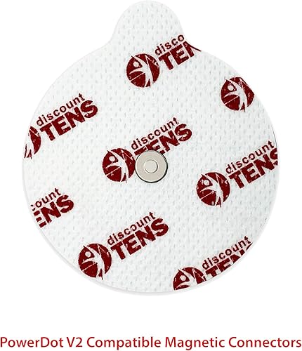 Miniatura 7 de Electrodos compatibles con PowerDot 2.0 con conector magnético. 12 almohadillas de repuesto compatibles con PowerDot 2.0 de primera calidad (versión