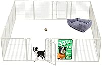 Vista 42 de FXW Homeplus Unleashed Corralito para Perros de Interior - Juego Sin Estrés y Seguro, Resistente de 40 Pulgadas 6 Paneles Corralito para Perros Negro