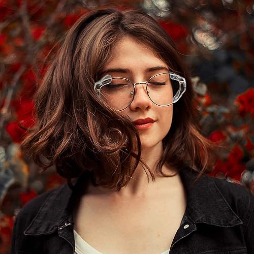 Miniatura 9 de KMDJG - 5 pares de protectores laterales para lentes de seguridad, protectores laterales transparentes, se adapta a marcos de anteojos pequeños a