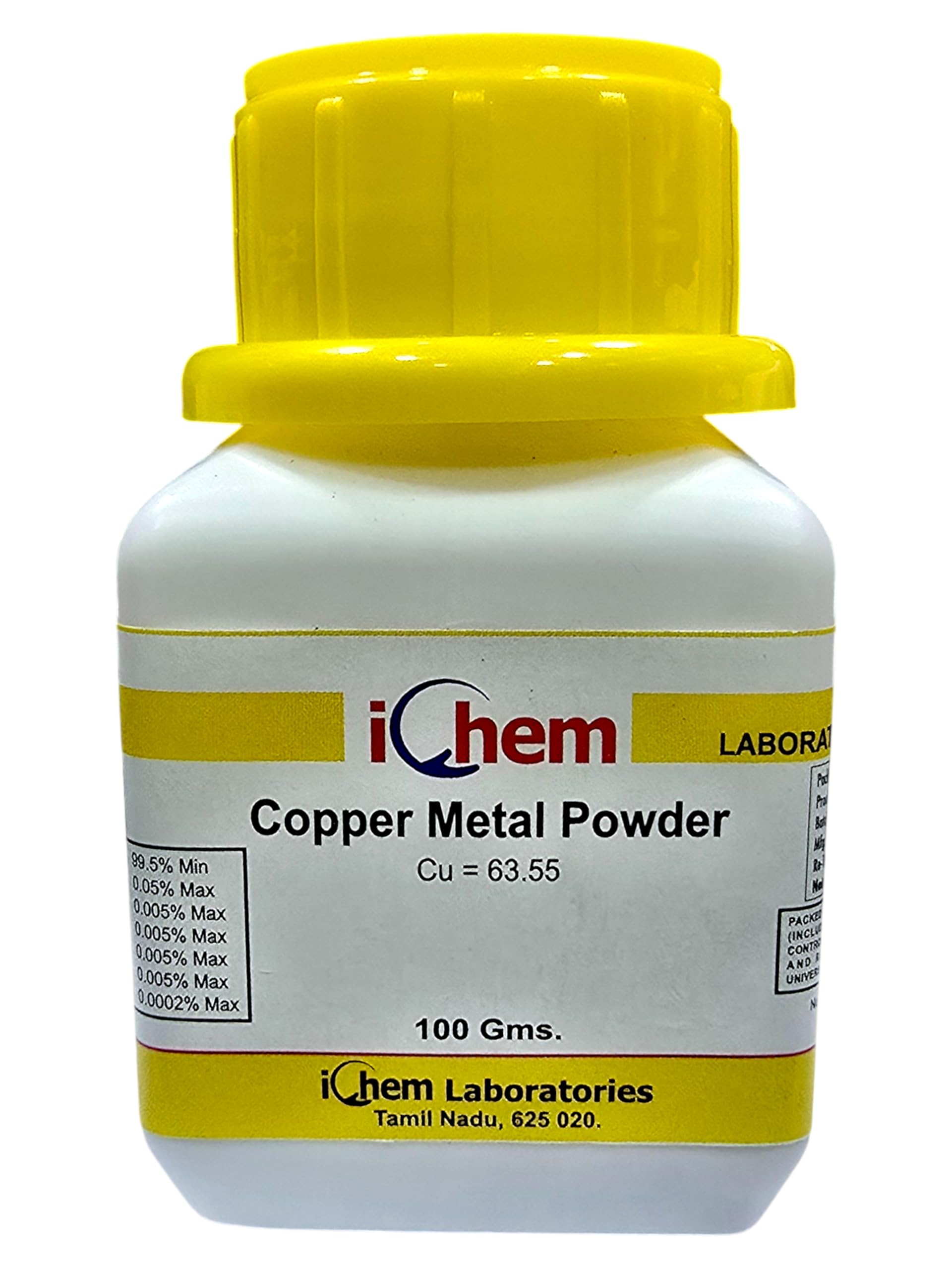 Copper Metal Powder 99.9% 100GMS ICHEM (CAS 7440-50-8)