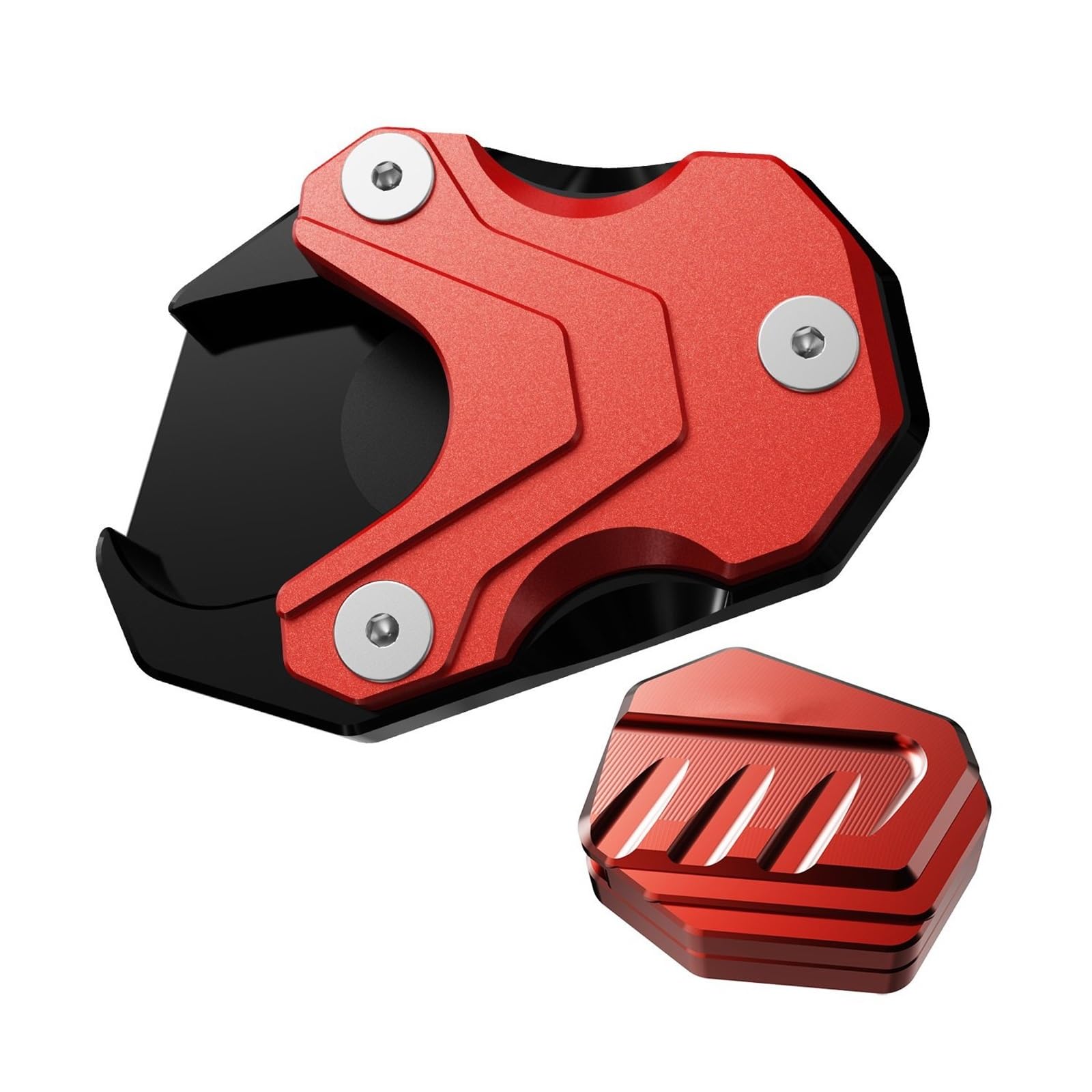 Ktdcxum Combo Red For Honda Goldwing 1800 Gl1800 Gl 2018-2025 Motorcycle Accessories Kickstand Pad Extension And Auxiliary Bracket(Combo Red)