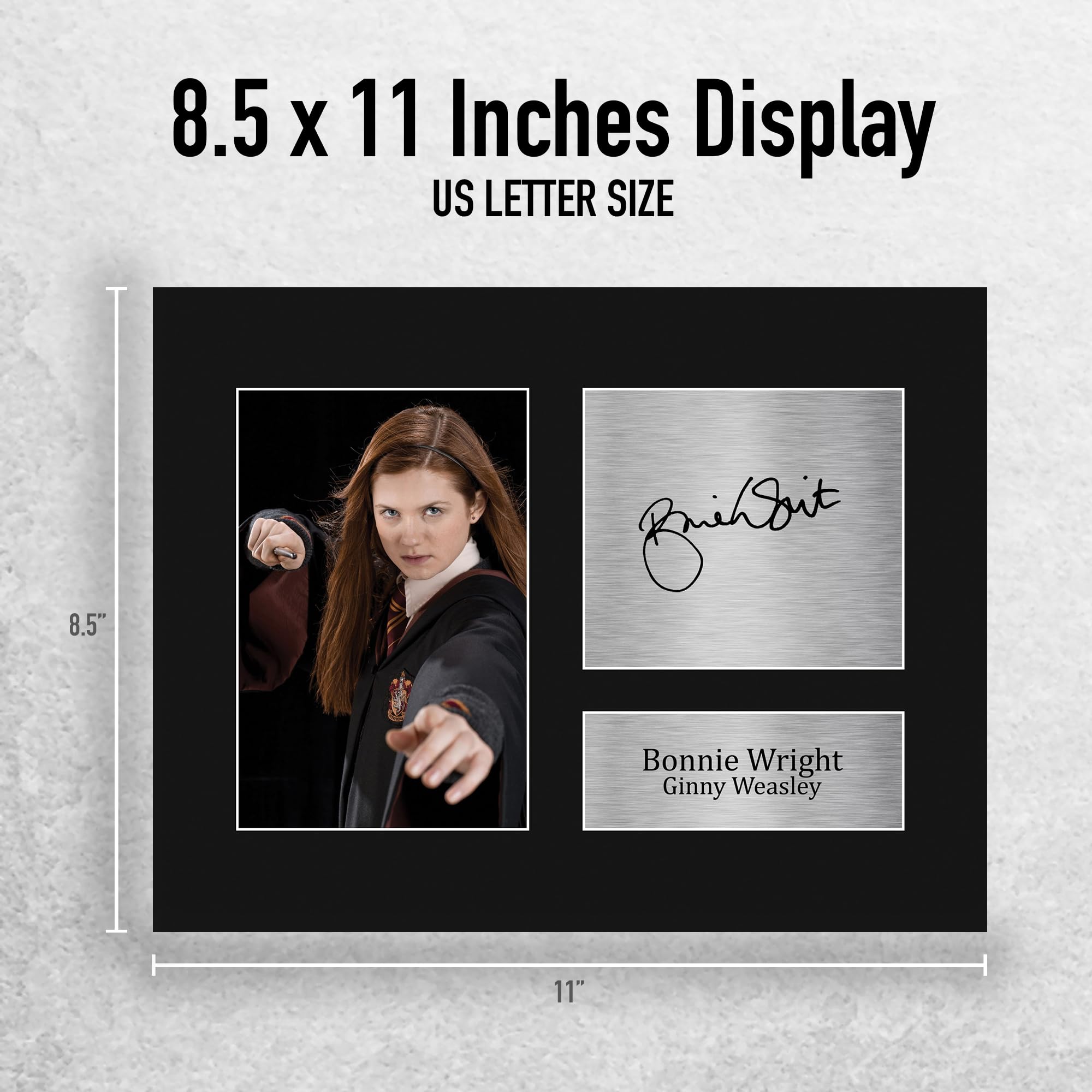 ハリーポッター Bonnie Wright 直筆 サイン 入り 写真