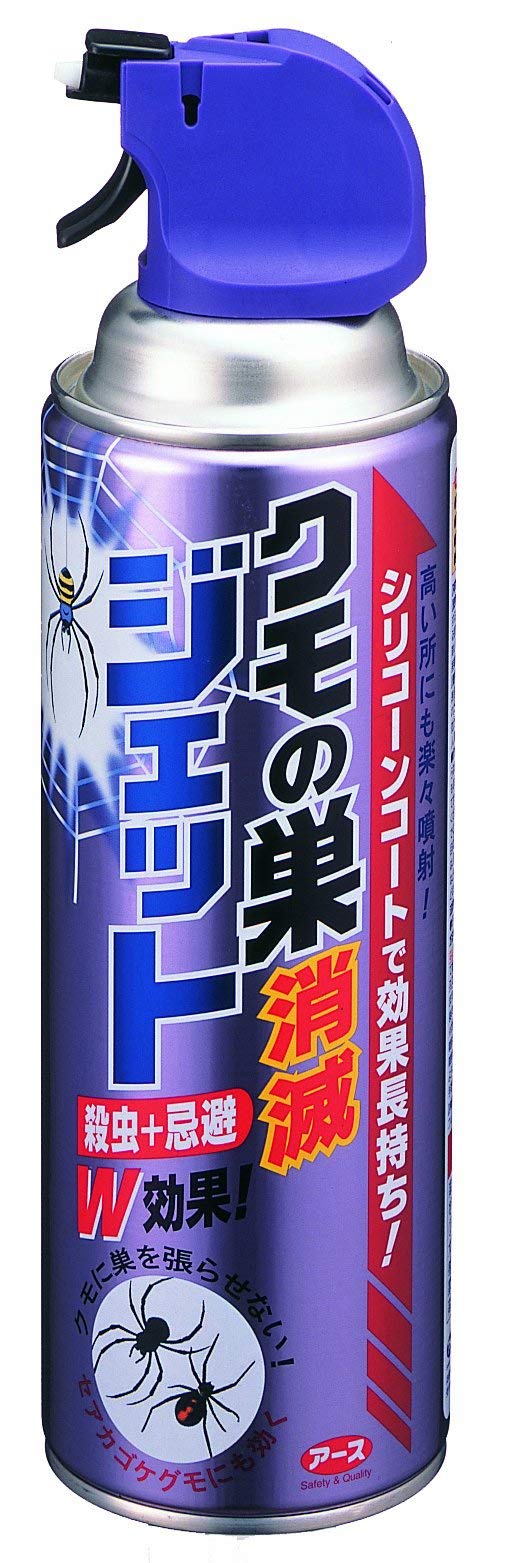 Amazon.co.jp: アース製薬 クモの巣消滅ジェット 450ml×5本