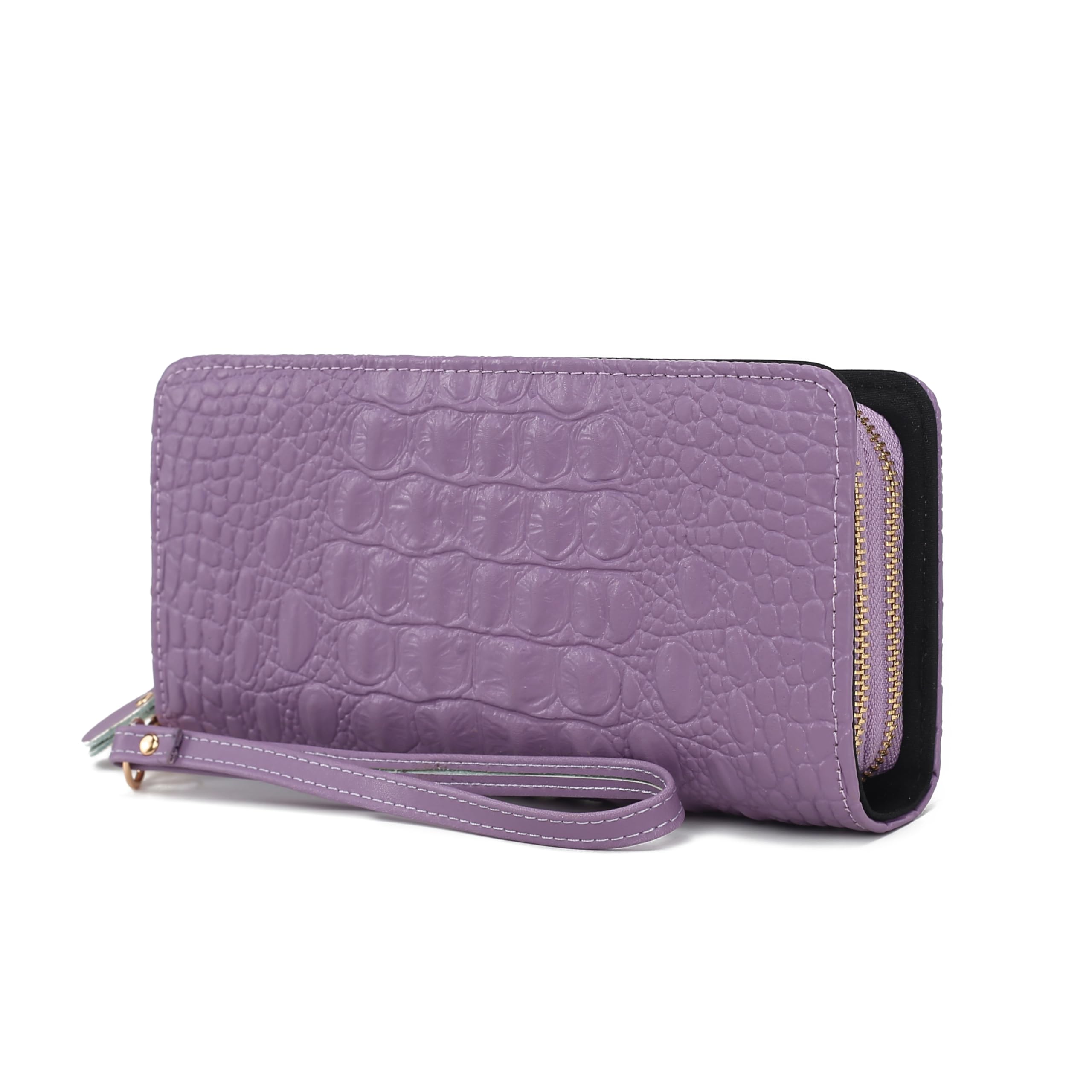 MKF Collection Wristlet Wallet for Women, Small Credit Card Holder with Zipper Coin Pocket Wallet Purse Handbag By Mia K
