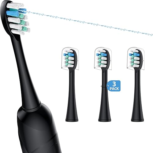 Miniatura 7 de Paquete de 6 cabezales de repuesto para cepillos de dientes compatibles con WaterPik Sonic Fusion 2.0, cabezal de cepillo de hilo dental FitMount