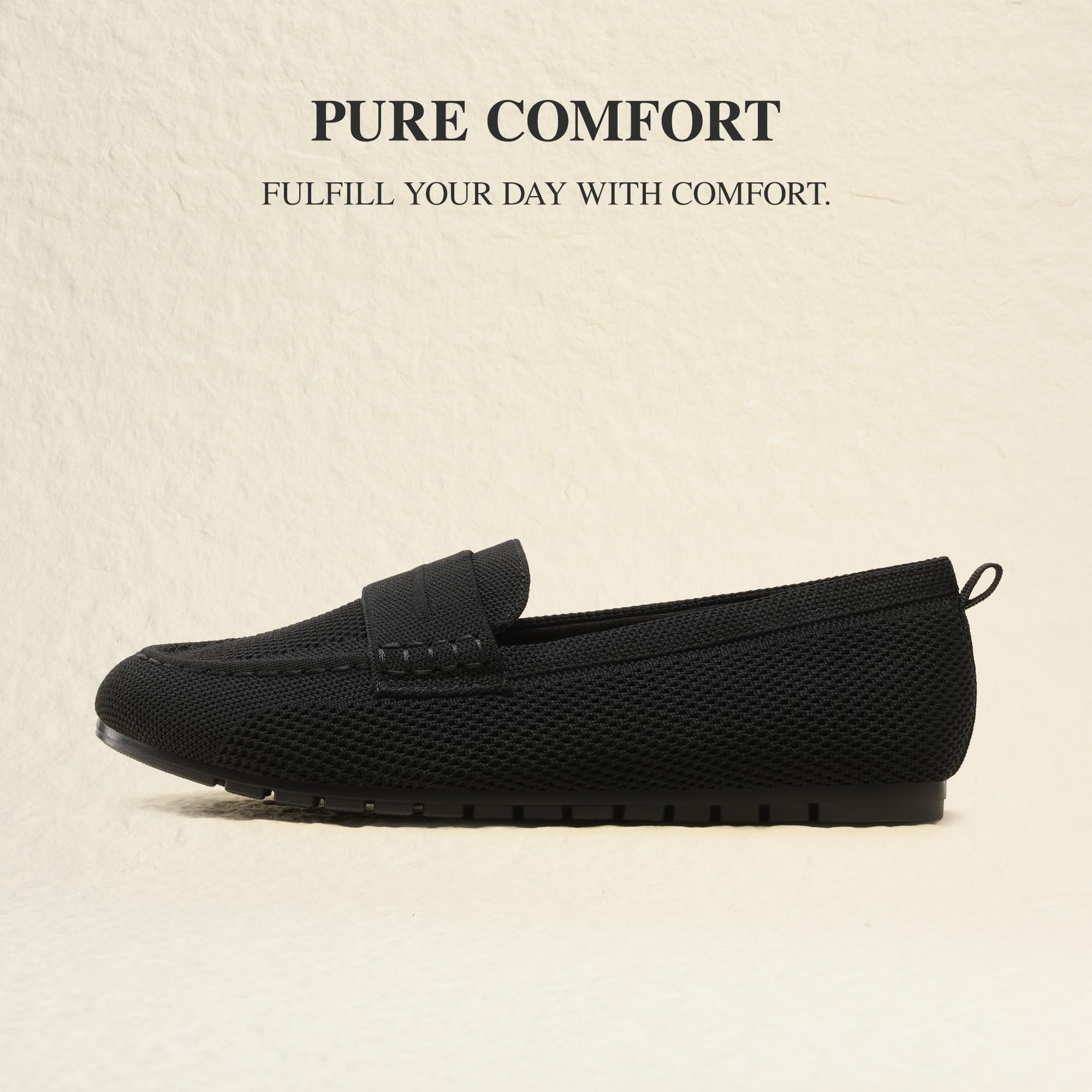 DREAM PAIRS Mocasines para Mujeres Penny Tejidos Mocasines Casual Cómodos Slip On Planos para Trabajo Negocios y Caminatas