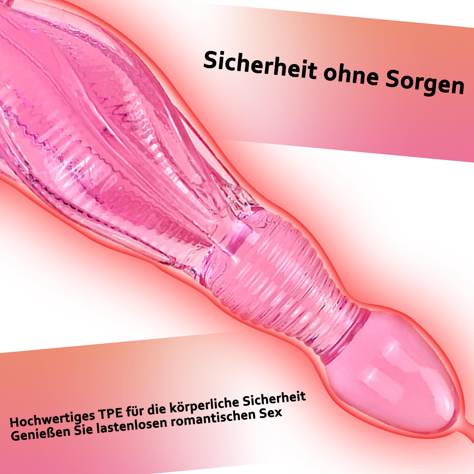 Consolador anal BDSMAGE con ventosa, consolador anal de fantasía, tapón anal, consolador con cola para hombres y mujeres, juguetes sexuales eróticos para parejas, sexo extremo (L)