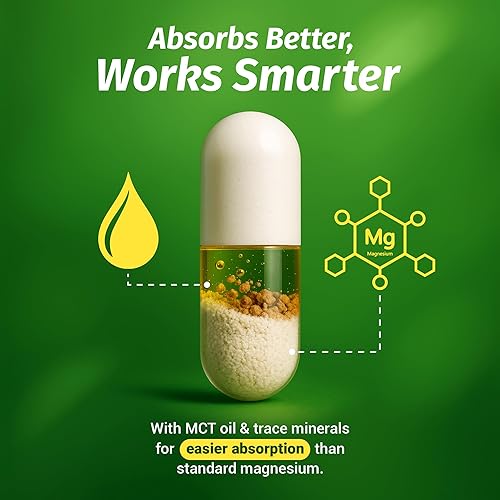 Miniatura 2 de 1 Body Complejo de glicinato de magnesio, suplemento de magnesio de alta absorción para calma, relajación muscular y apoyo a la salud ósea, vegano