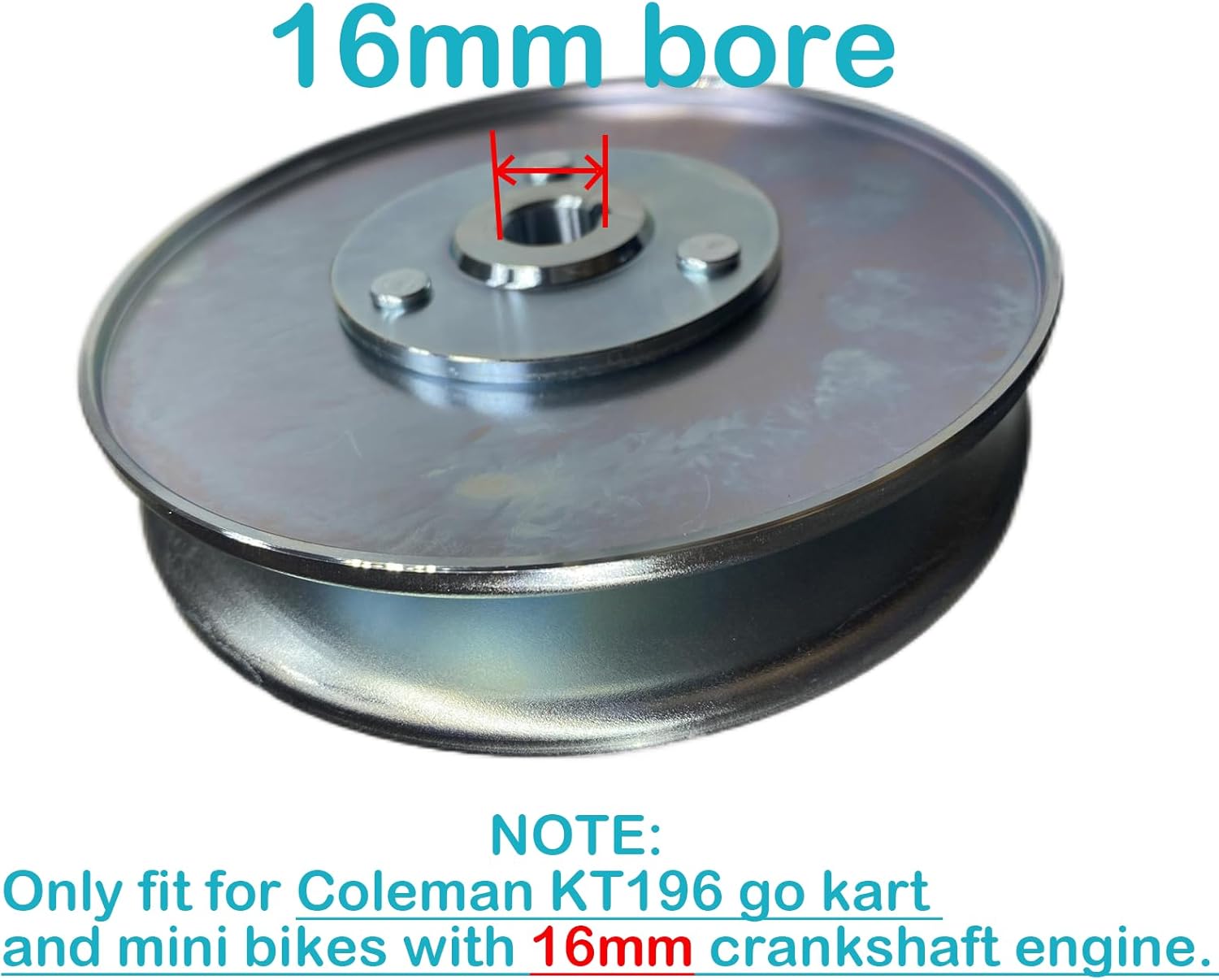QYMOTO Coleman KT196 Go Kart Clutch 30 Series Torque Converter 3/4" Driver & 16mm Driven Pulley