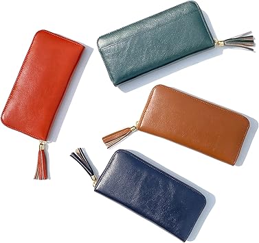 Amazon Co Jp Amazon限定ブランド 財布 レディース 長財布 本革 コインスルー イタリアンレザー 大容量 お財布 ギフトボックス入り Navy ファッション