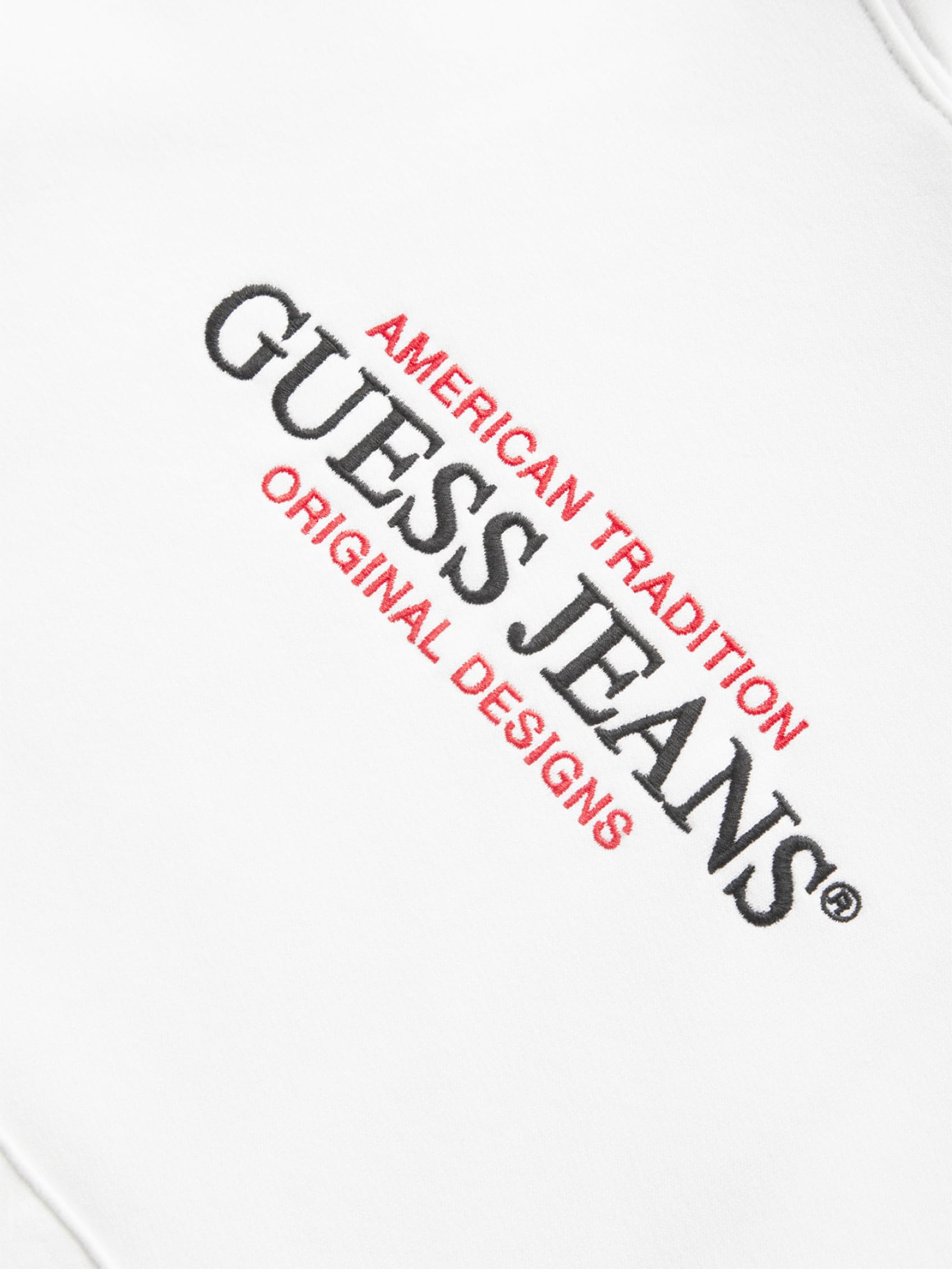 FELPA Uomo GUESS JEANS M4YQ23 K9V31 G011 PURE WHITE