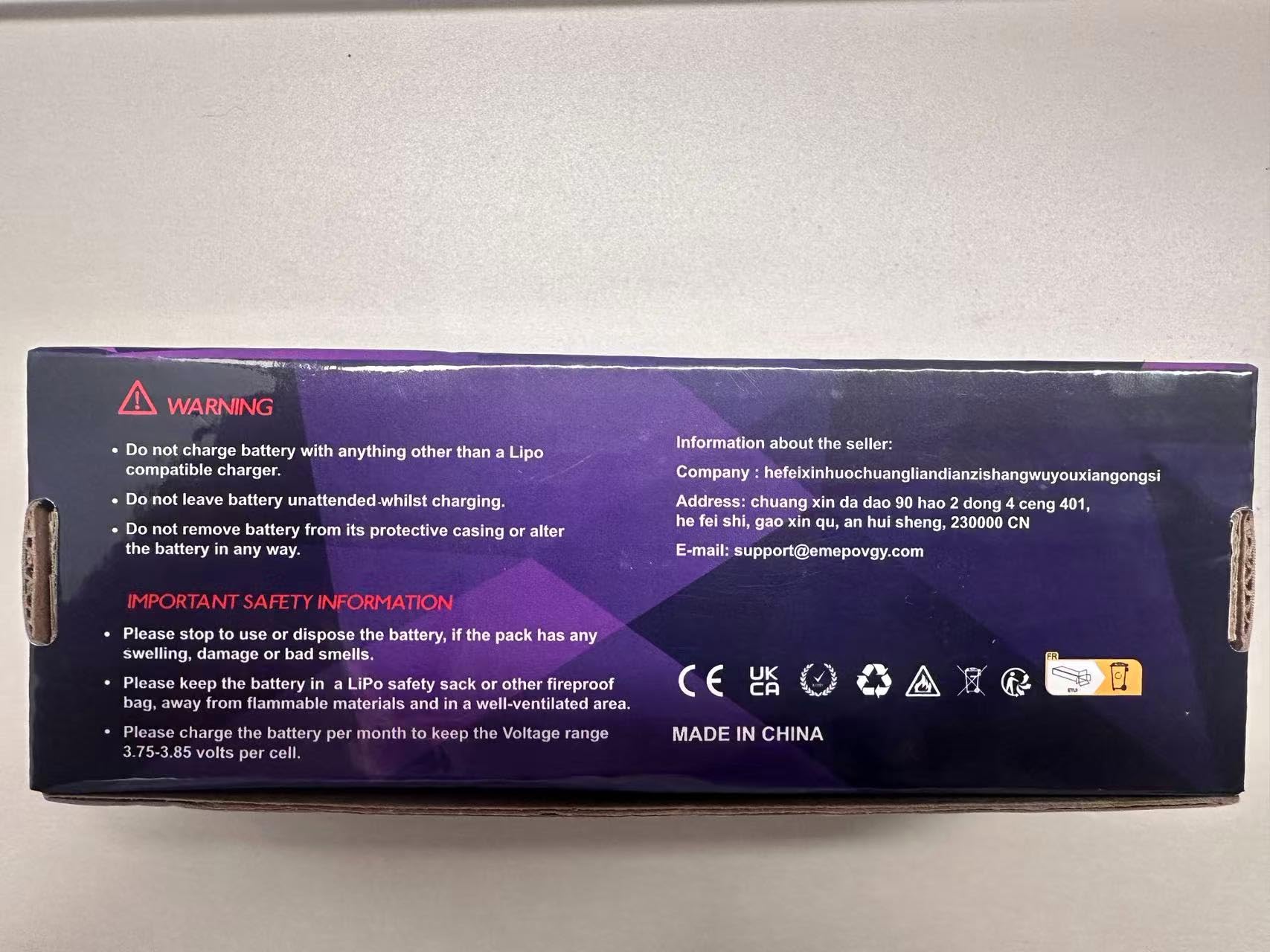 Lot de 2 batteries Lipo 11,1 V 3S 5200 mAh 80 C Lipos Étui souple avec connecteur XT60 pour voiture, avion, hélicoptère, bateau, course RC Hobby