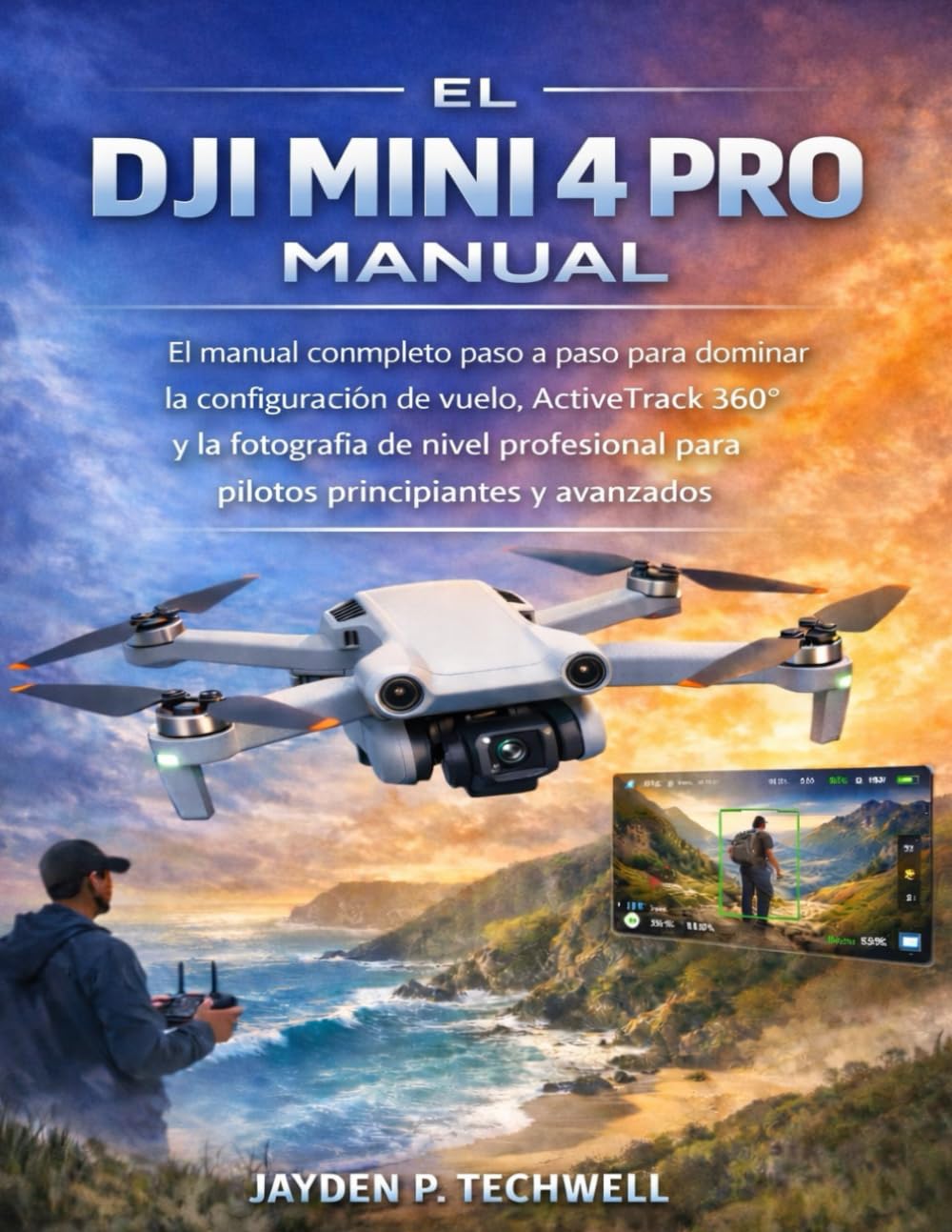 EL DJI MINI 4 PRO MANUAL: El manual completo paso a paso para dominar la configuración de vuelo, ActiveTrack 360° y la fotografía de nivel profesional para pilotos principiantes y avanzados