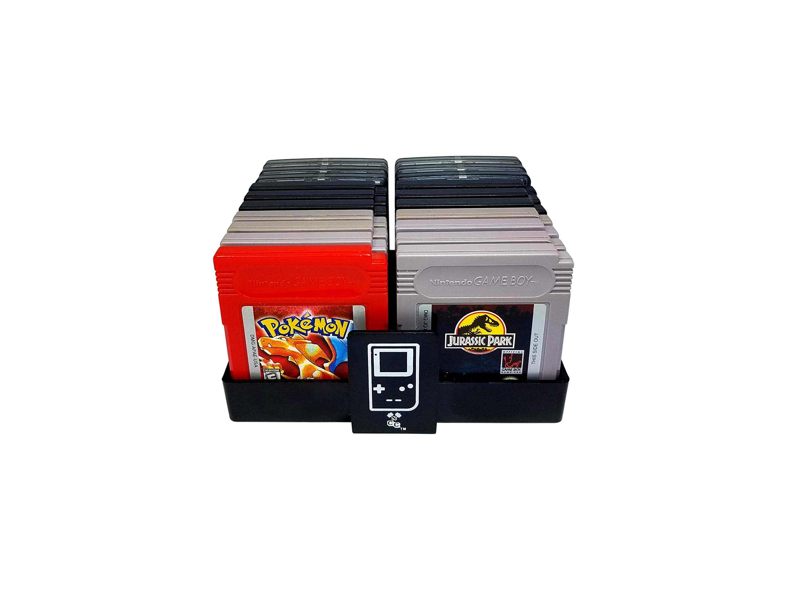 Collector Craft, Organizador de Juegos Compatible con Gameboy, Capacidad para 20 Juegos, Soporte para Cartuchos, colección de Videojuegos Retro, reducción de desorden, Funciona con Nintendo Gameboy