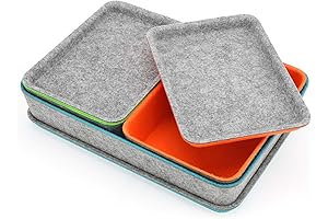 3-Pack Drawer Organizers with Lids for Homes, Offices, and Work Desks