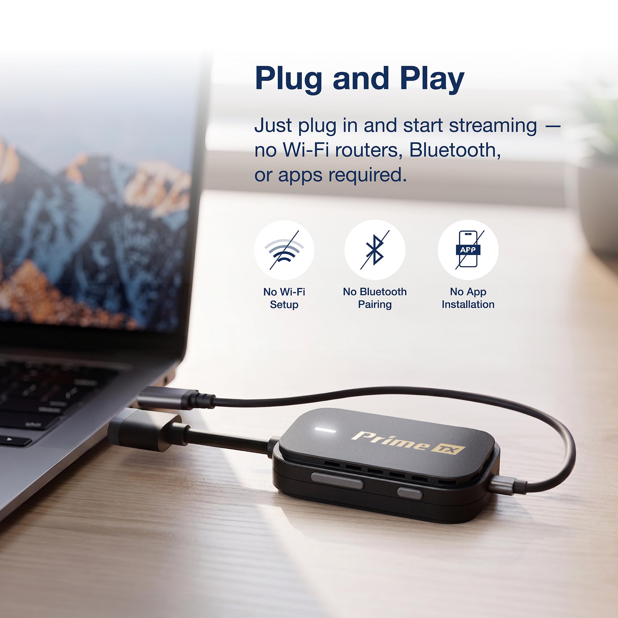 EZCast Pocket Prime HDMI sans fil 1 émetteur 2 récepteurs Wi-Fi 5 GHz 80 m 1080p